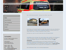 Tablet Screenshot of krankenfahrten-lammers.de